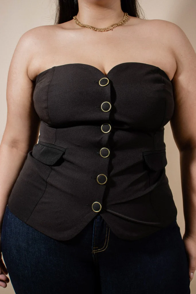 Blusa Top con Botones - Imagen 4