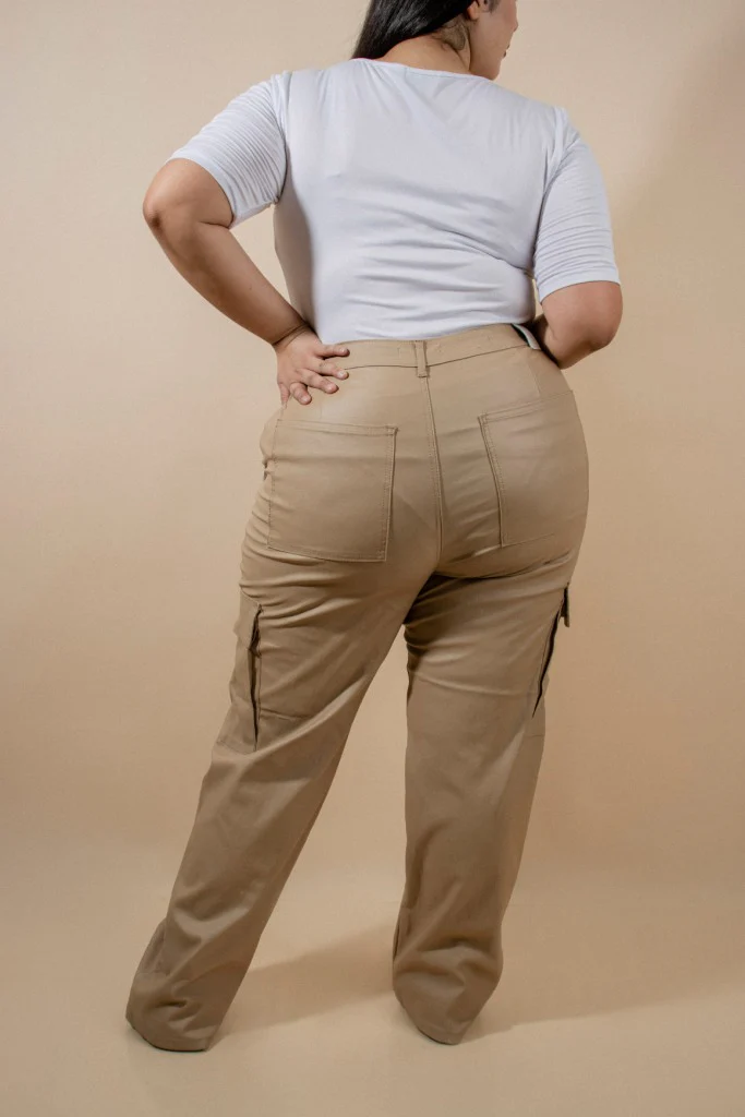 Blusa manga 3/4 cuello redondo - Imagen 3