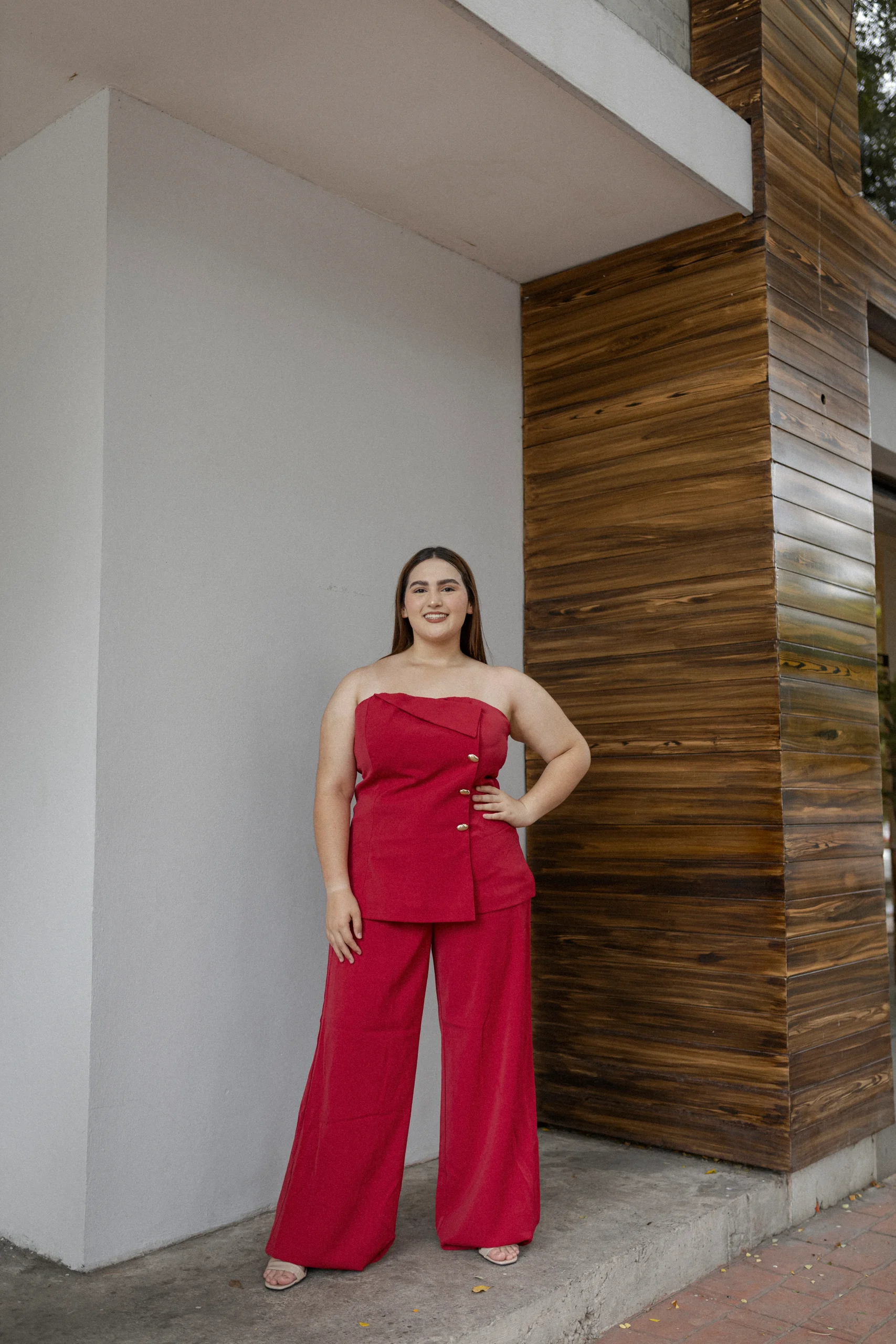 Set De Blusa con Smock y Pantalón