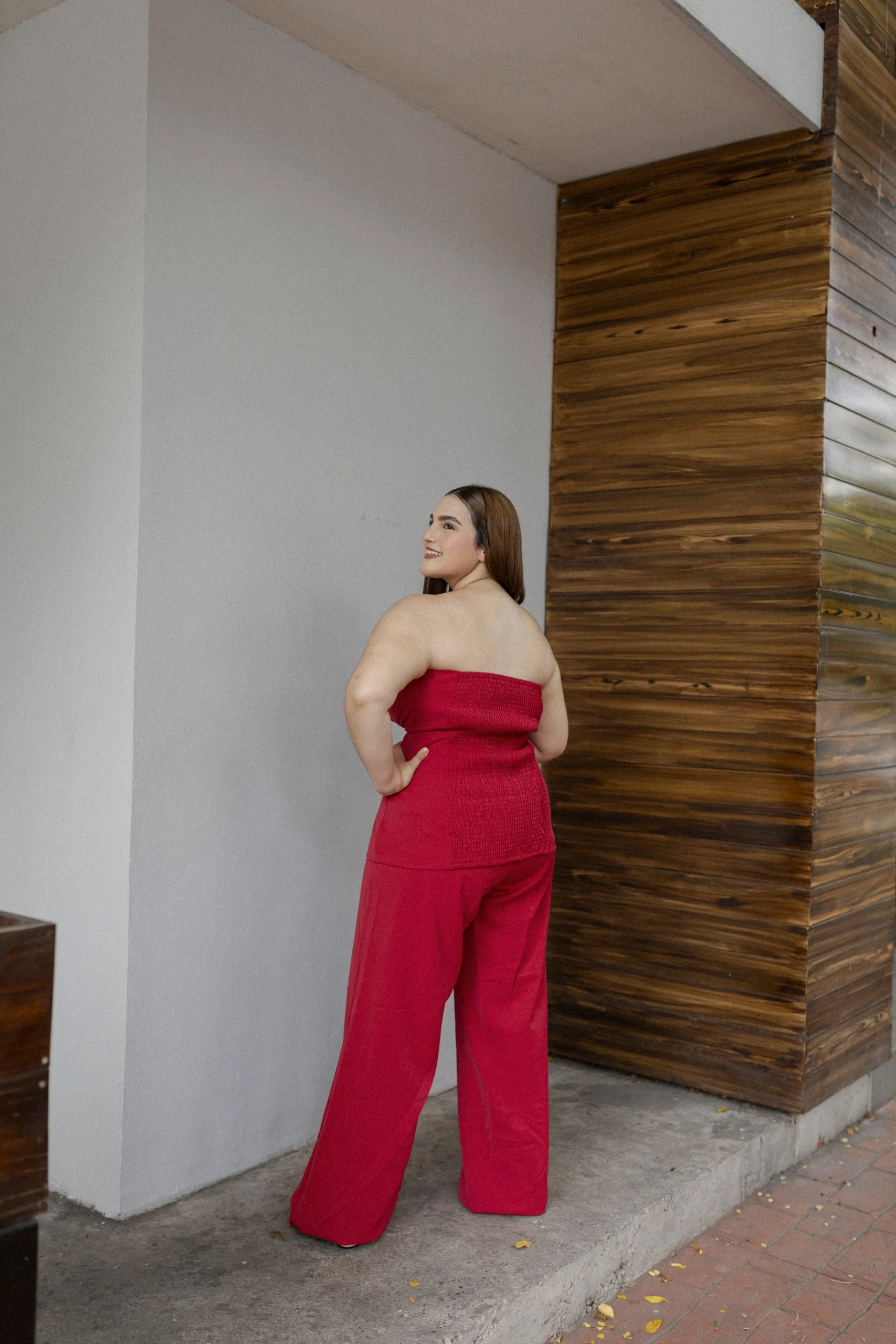 Set De Blusa con Smock y Pantalón - Imagen 4