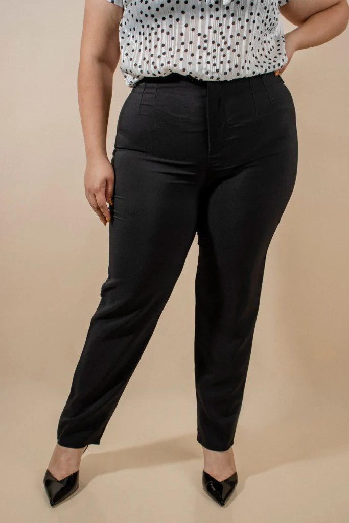 Pantalon Vestir Recto Con Costura - Imagen 3