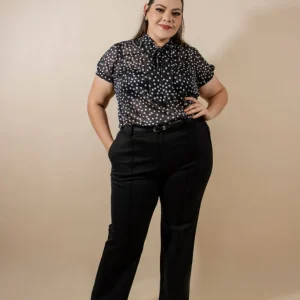 Pantalón Moda De Vestir Recto