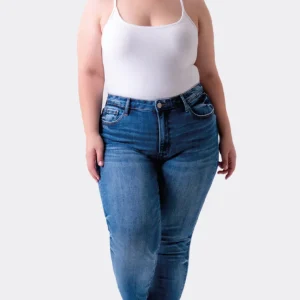 Jeans skinny deslavado