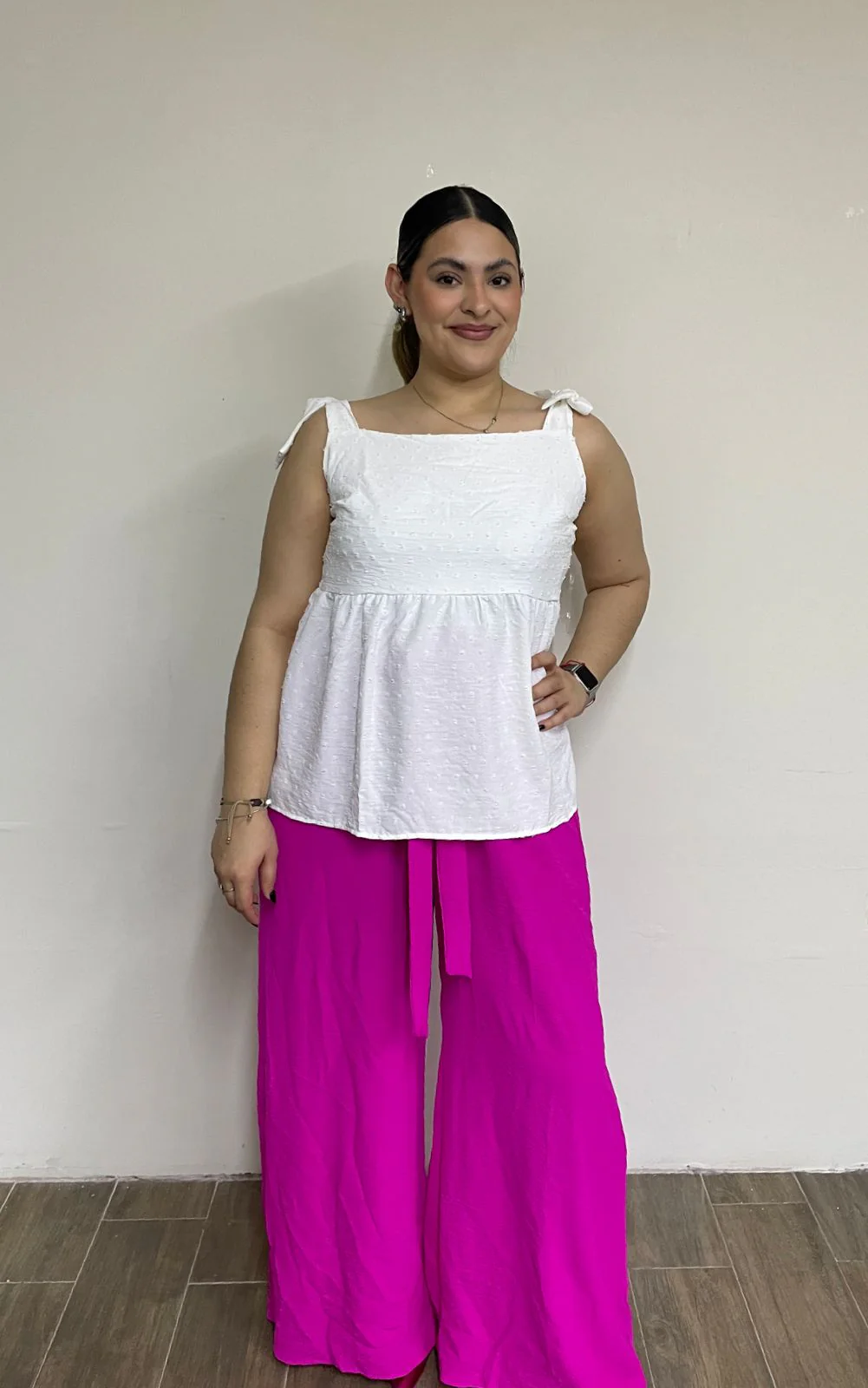 Blusa de tirante con Moño