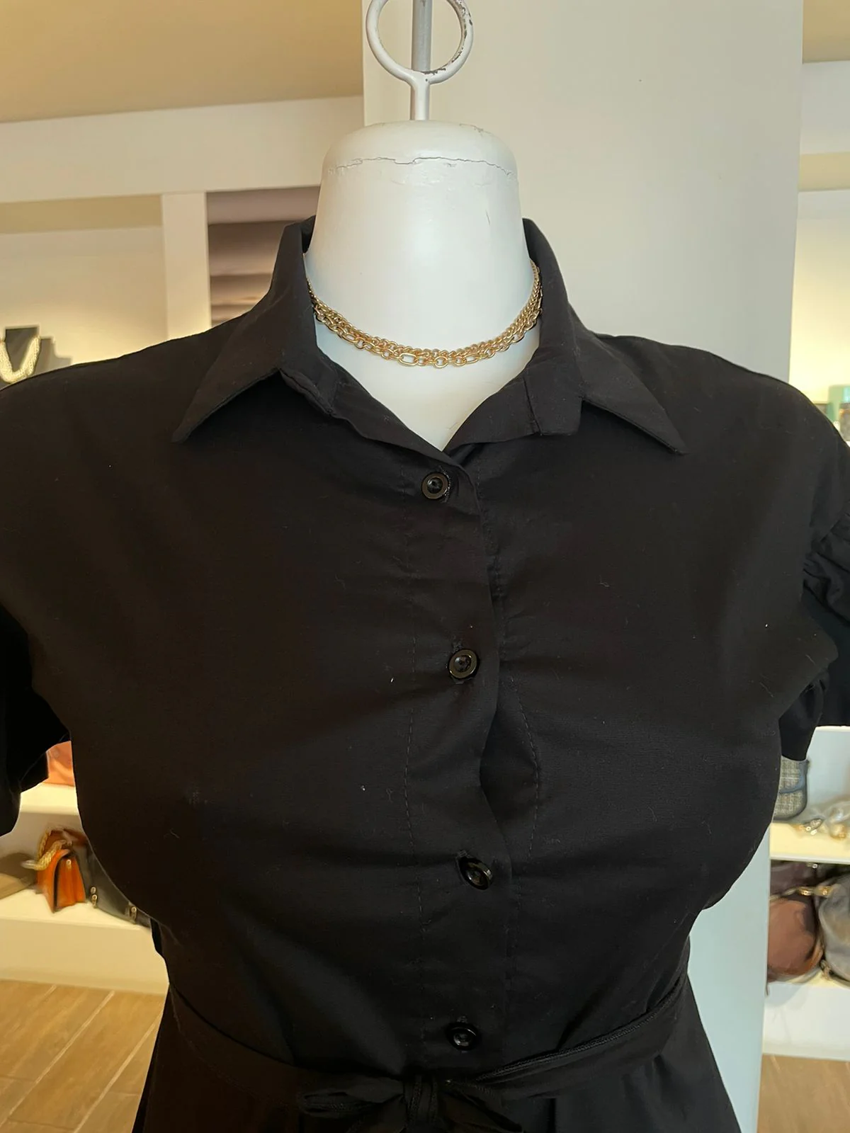 Vestido camisero largo - Imagen 3