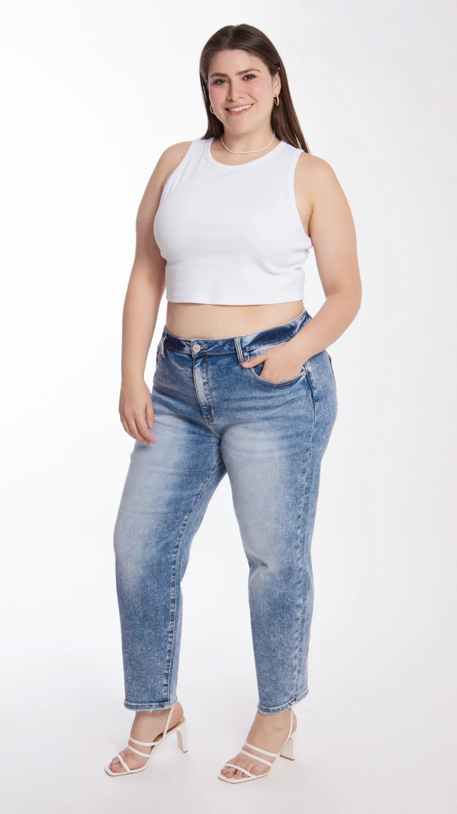 Jeans Corte Mom Fit - Imagen 5