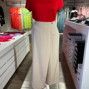 Pantalón De Vestir Con Capa Frontal