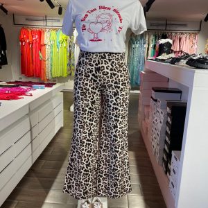 Pantalon animal print