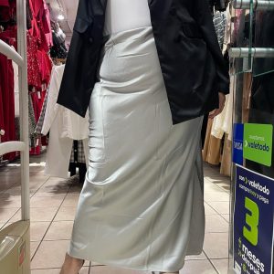 Falda En Satin