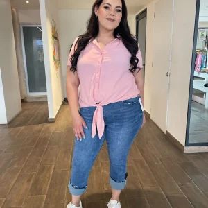 Blusa Camisera Manga Corta