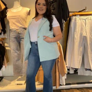 Chaleco Vestir Liso Moda