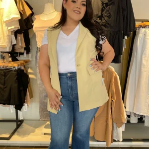 Chaleco Vestir Liso Moda