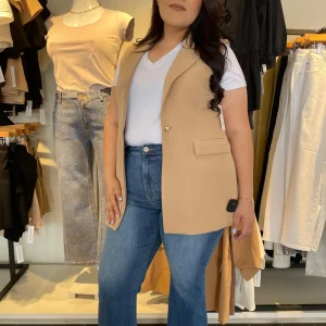 Chaleco Vestir Liso Moda