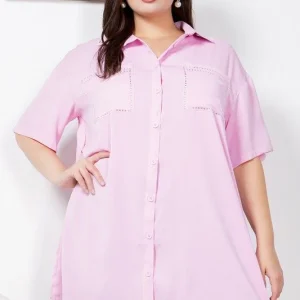 Blusa Camisera Larga