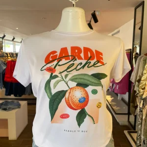 Camiseta Estampada Con Pedreria