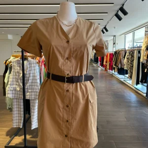 Vestido Cargo Con Cinto