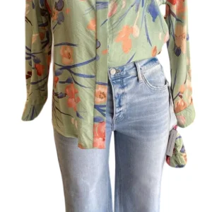 Blusa Camisera Estampada