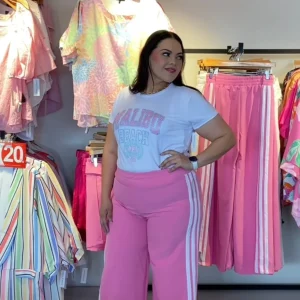 Pantalón Moda  Con Lineas