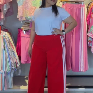 Pantalón Moda Con Lineas