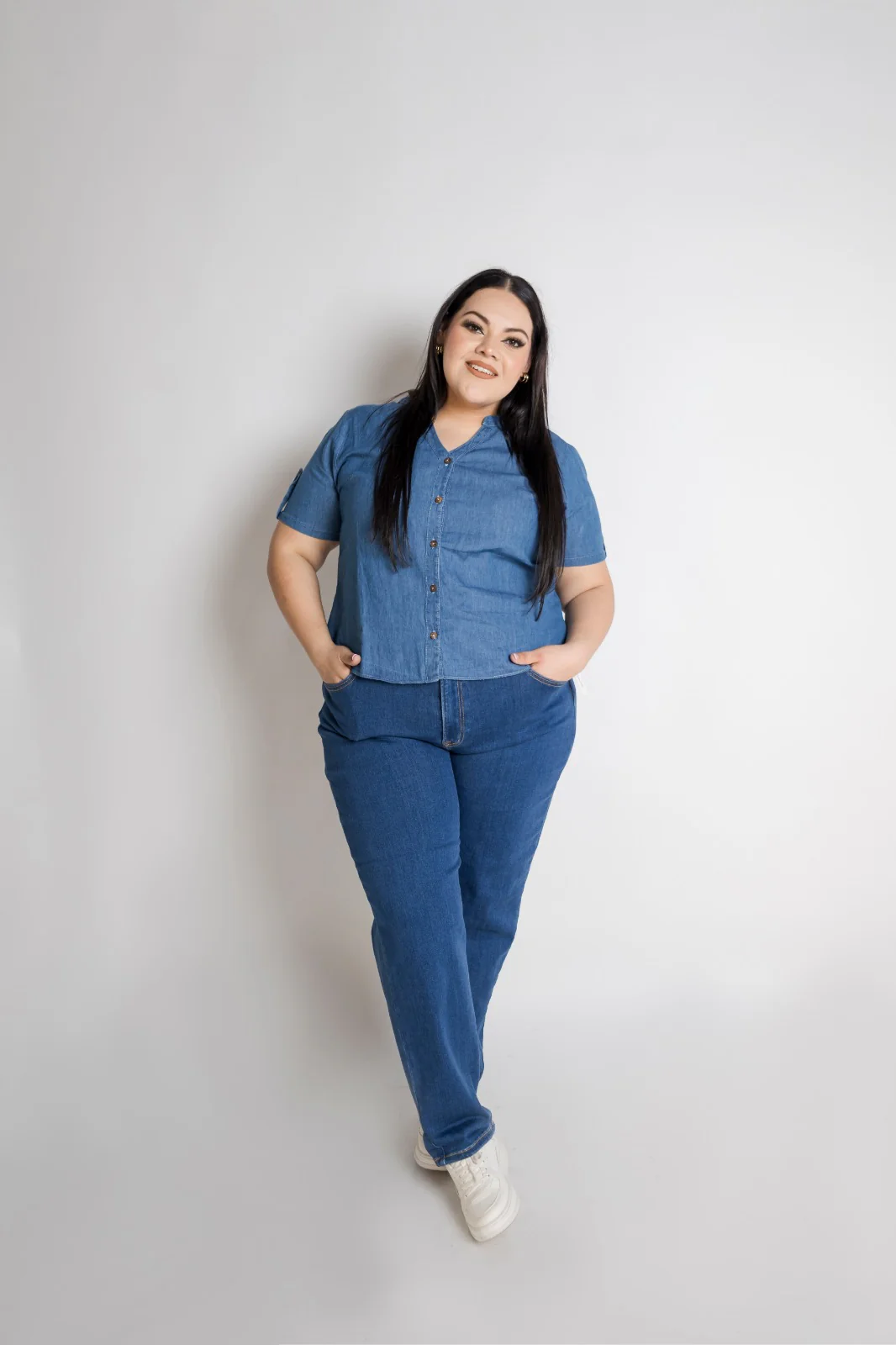 Blusa Mezclilla - Imagen 3