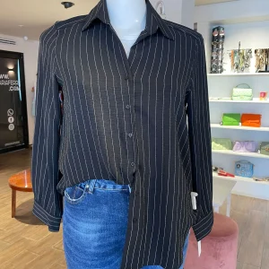 Blusa Camisera Rayada