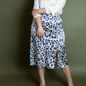 Falda En Satin Animal Print