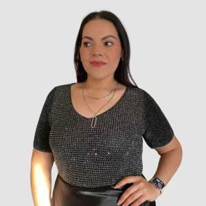 Blusa  Fiesta Brillosa