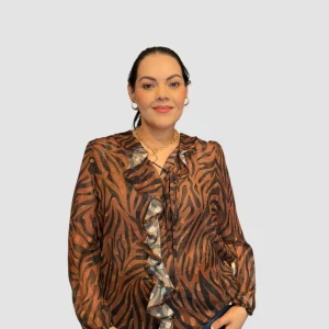 Blusa Animal Print Cebra