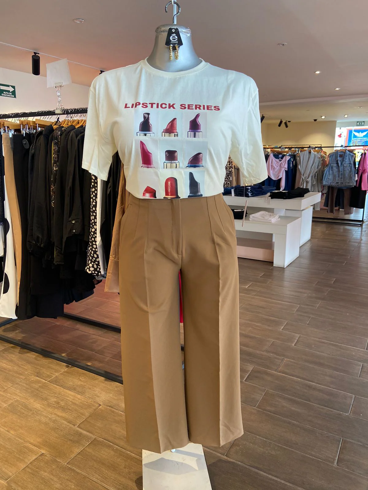 Pantalon Restir Recto Con Pinzas - Imagen 6