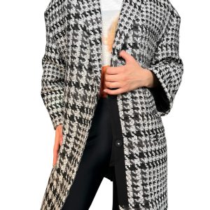 Chaqueta Tweed Houndstooth