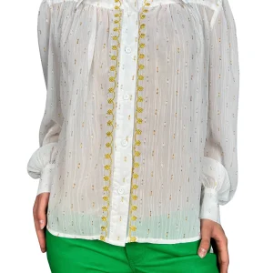 Blusa Rush Lurex Gold