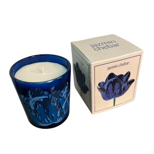 Vela Fragancia Jazmín Azul