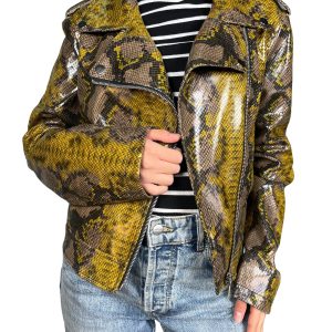Chaqueta Snake Ecocuero