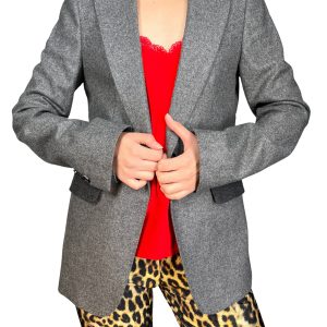 Blazer Lana Gris