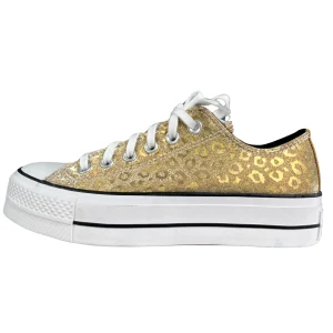 Zapatillas Leopard Gold