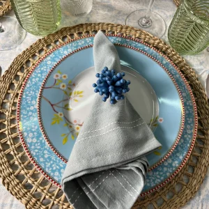 Set 8 Servilleteros Flor