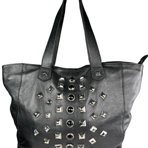 Bolso Cuero Aplicaciones