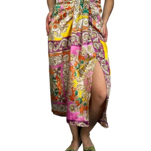 Falda Multicolor Estampada