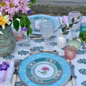 Set Plato Extendido Porcelana Holandesa