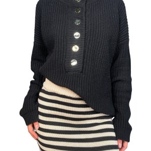 Sweater Botones Dorados