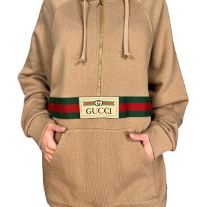 Polerón Con Tribanda Web Y Etiqueta Gucci