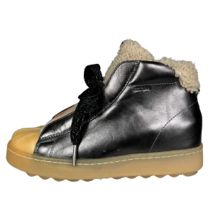 Botín De Lengüeta Alta Hiker Metalizado