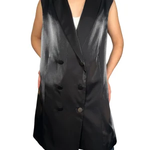 Blazer Satinado Francisca Larrain x Basement