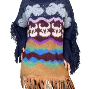 Poncho Cuore Alpaca