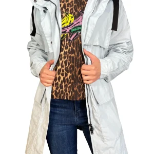 Chaqueta Impermeable Celeste