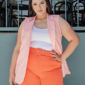 Biker short de vestir con cinto